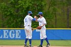 Baseball vs CGA  Wheaton College Baseball vs Coast Guard Academy during game one of the NEWMAC semi-finals playoffs. - (Photo by Keith Nordstrom) : Wheaton, baseball, NEWMAC